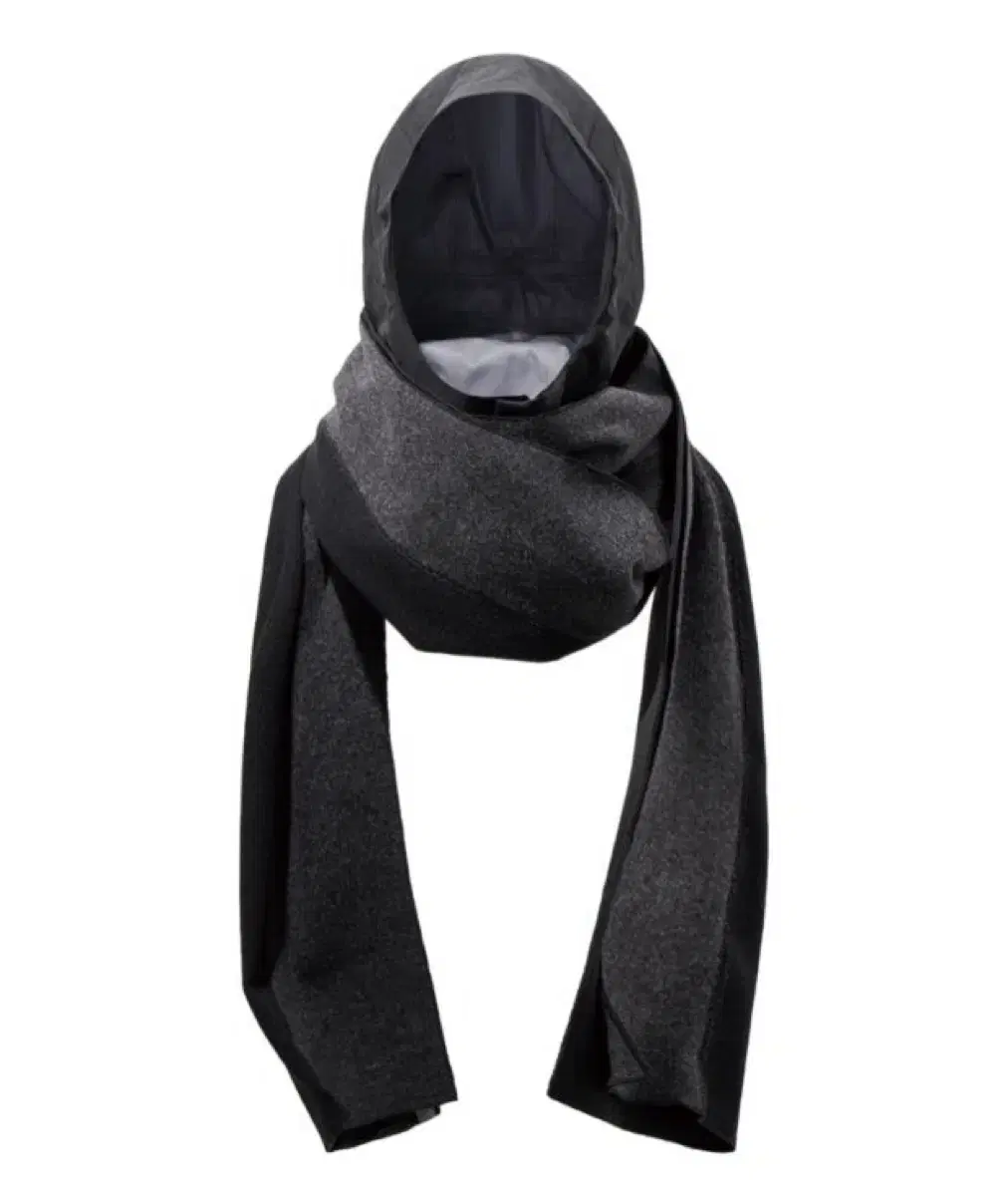 「未使用」XLIM EP.6 02 HOODED MUFFLER XLIM Beige EP.6 02 Hooded Muffler Scarf XLIM